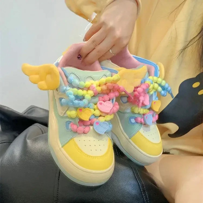 Jewelry Making Board - Nowe damskie sneakersy na grubej podeszwie