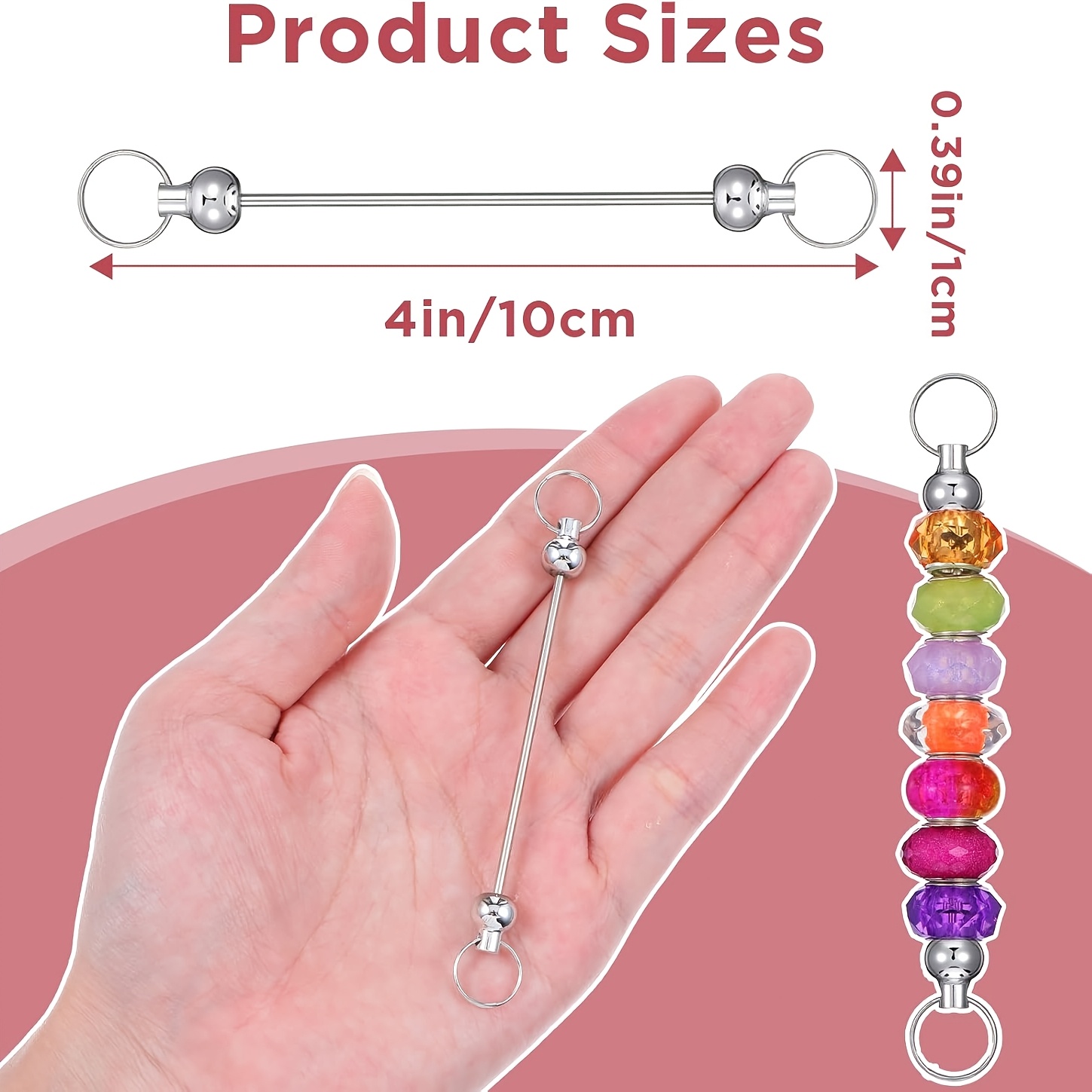 Jewelry Making Supplies Wholesale - Odczepiane breloczki 30 szt. Hurtownia DIY,