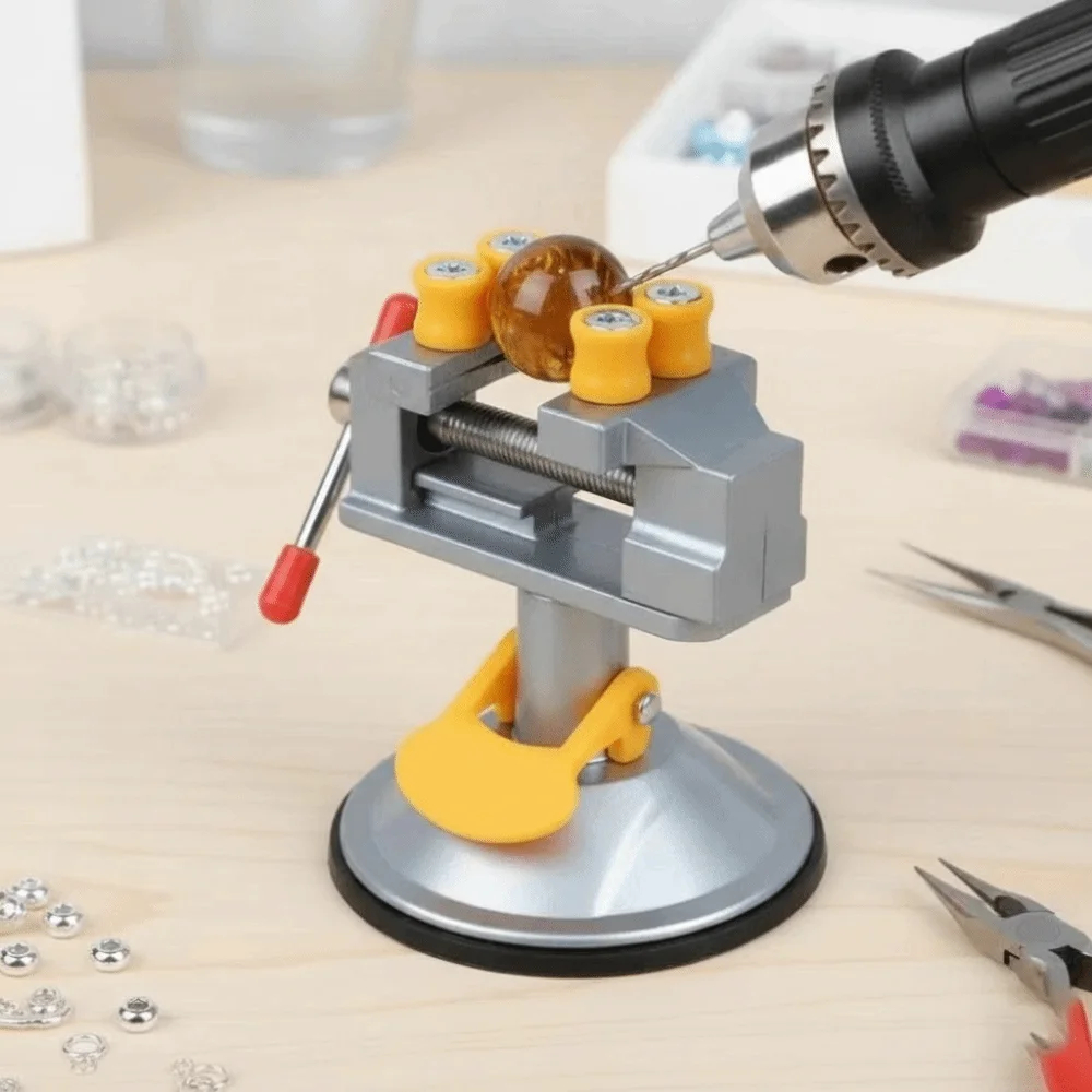 Jewelry Making Vise - Imadło jubilerskie obrotowe do wiertarki stołowej,