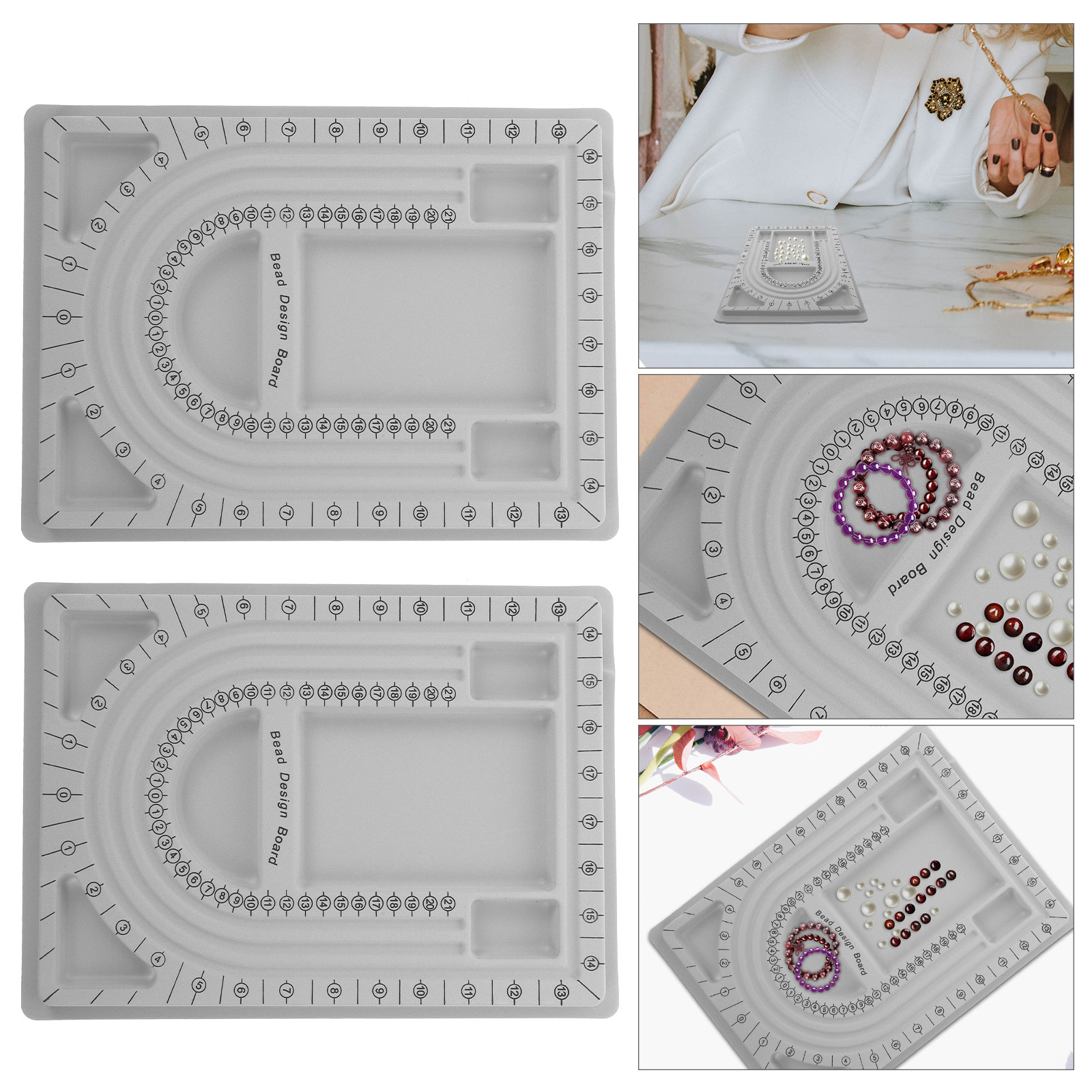 Jewelry Making Board - 2 szt. Tablica do projektowania biżuterii