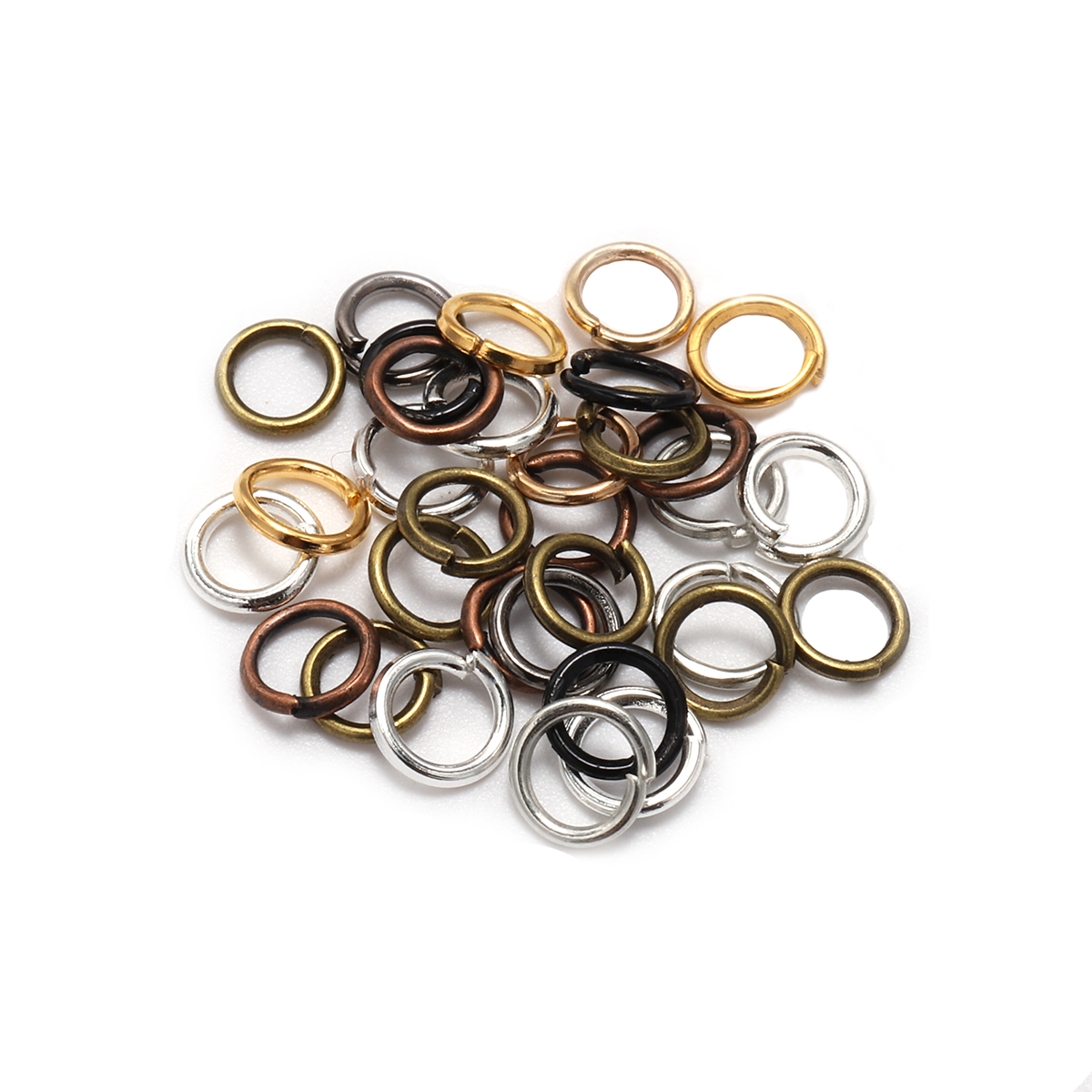 Jewelry Making Supplies Wholesale - 50/100/200 szt. Kółka łącznikowe o różnych