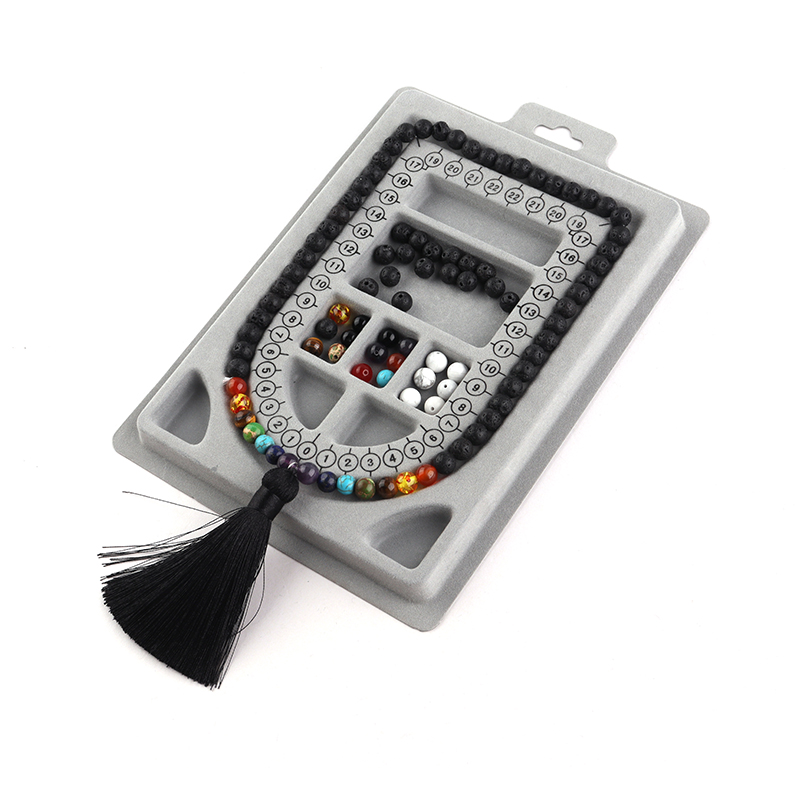 1PC Szara flokowana tablica z  – Jewelry Making Education recenzja i cena