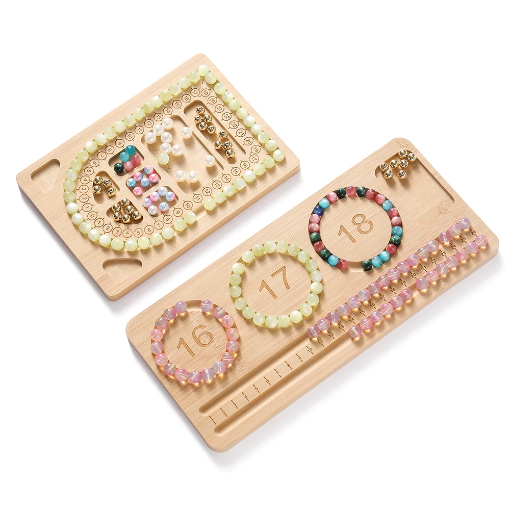 Drewniana tacka do nawlekania  – Jewelry Making Table recenzja i cena
