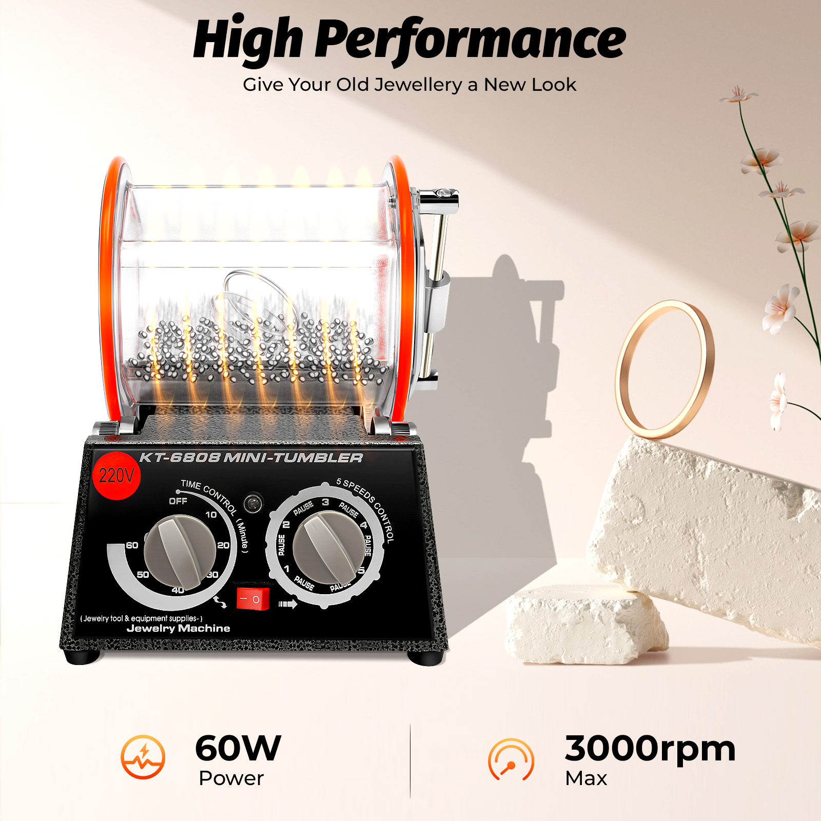 Polerka elektryczna 5-biegowa, – Jewelry Making Uk recenzja i cena