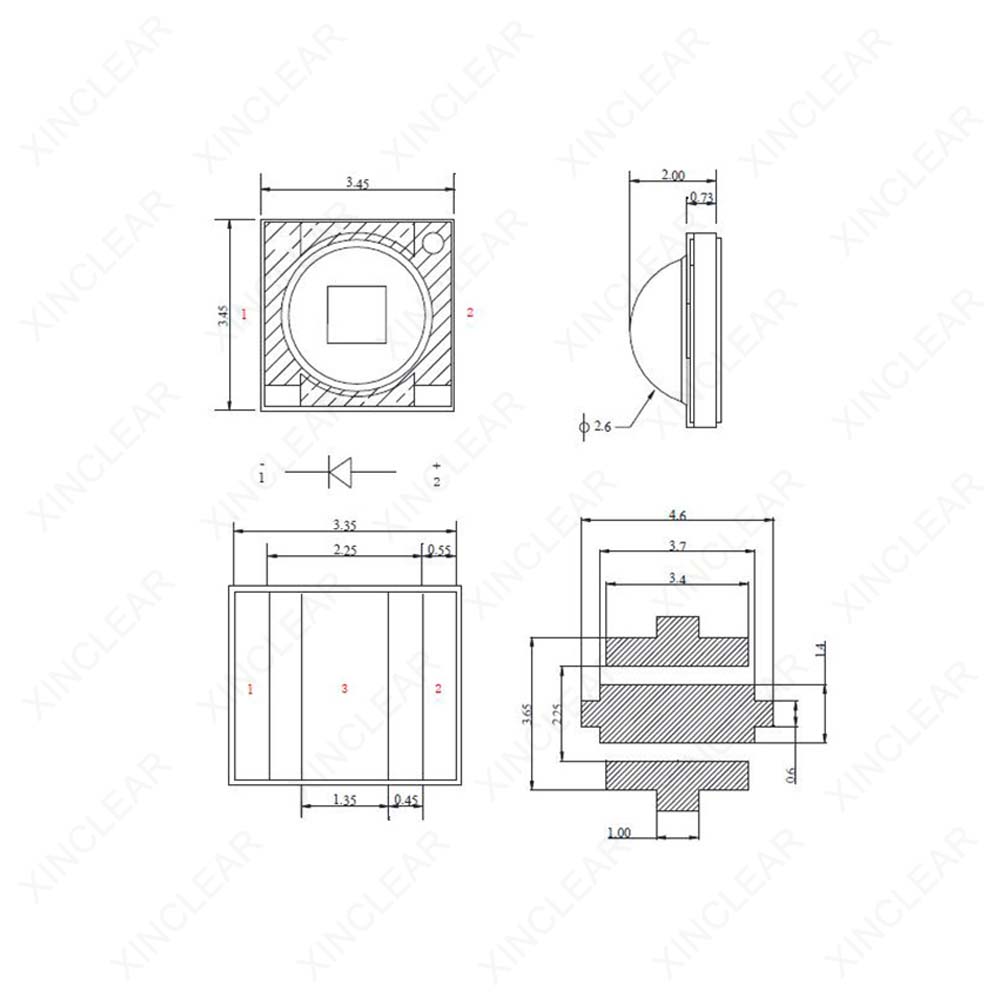 Chip LED SMD3535 1W 3W chłodny – Jewelry Making Board recenzja i cena